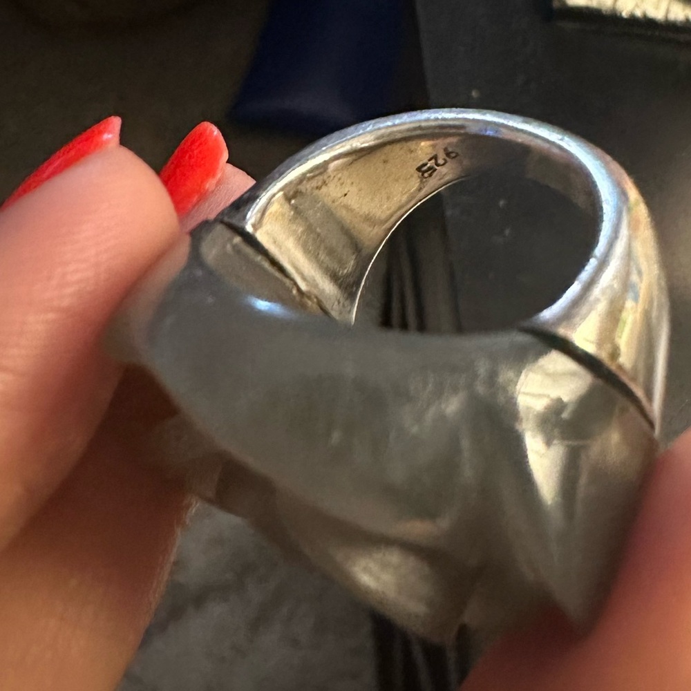 RR flower silver ring - Picture 8 of 12